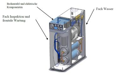 RS15/AT (25) Osmoseanlage 150l/h, Monoblock aus Edelstahl